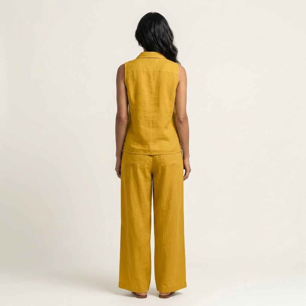 Τουίλα | Σετ με Κρουαζέ Top και Φαρδύ Παντελόνι