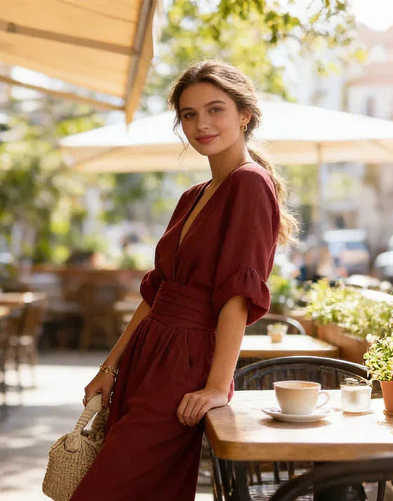 Ελβίρα | Κομψή Ολόσωμη Φόρμα Ρευστή